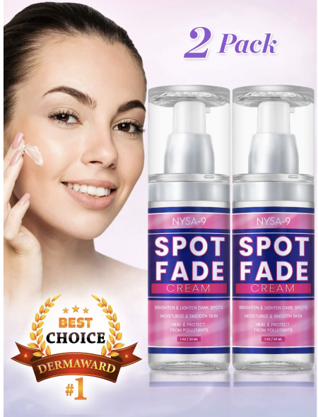 Spot Fade Cream (2 Pack), Dark Sun Age Spot Remover for Face Corrector, Melasma Treatment by Nysa-9